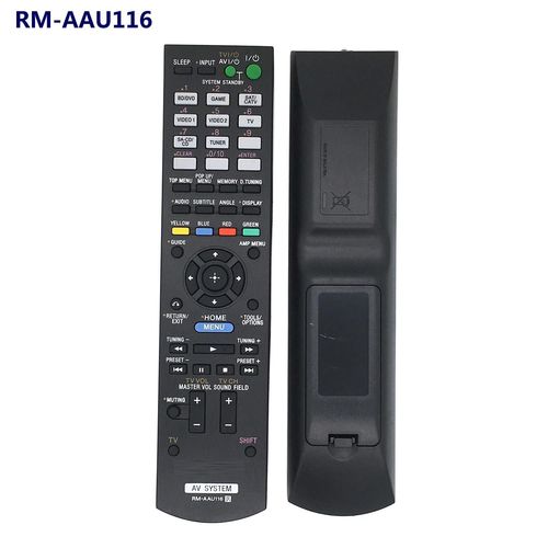 Tlcommande de remplacement RM-AAU116 pour systme AV Sony RM-AAU190 RM-AAU113 STR-DN850 STR-DH520 RM-AAU117 SS-SRP3500 SS-MSP3500