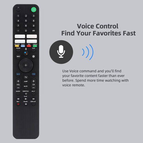 Tlcommande de Remplacement RMF-TX520U Compatible Bluetooth Remplacer Tlcommande Voix Infrarouge pour Sony Bravia TV KD Poly Srie KD-43X80J