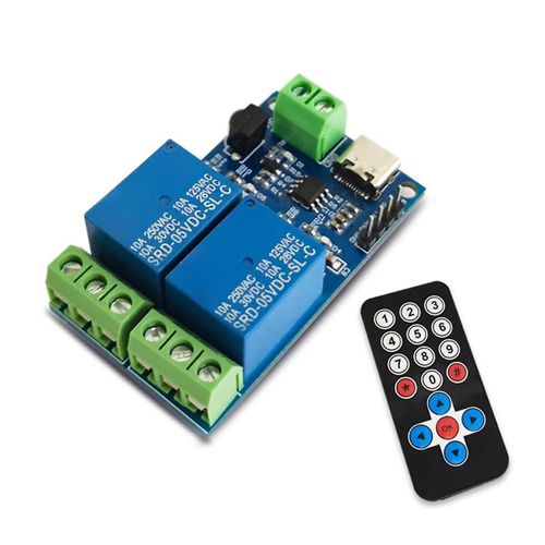 Tlcommande Infrarouge Sans Fil Autobloquant Robinet - Verrouillage Multi-Fonction Portable Double Relais Module