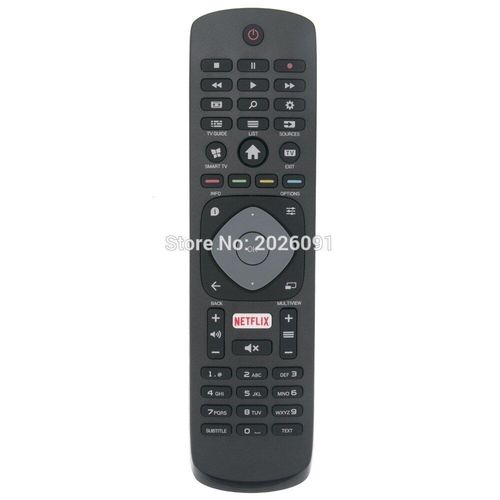 Tlcommande originale pour PHILIPS NETFLIX TV 55PFH5500/88, 55PUS8601, 55PFK5500/12, 55PFK6510/12, 55PFK6540