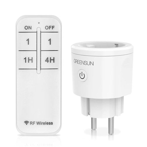 Tlcommande Prise, Prise Connecte Sans Fil, Commande  Distance Prise Avec Fonction De Temporisation, Prise De Courant Domotique Avec Tlcommande Rf[MAT790366]