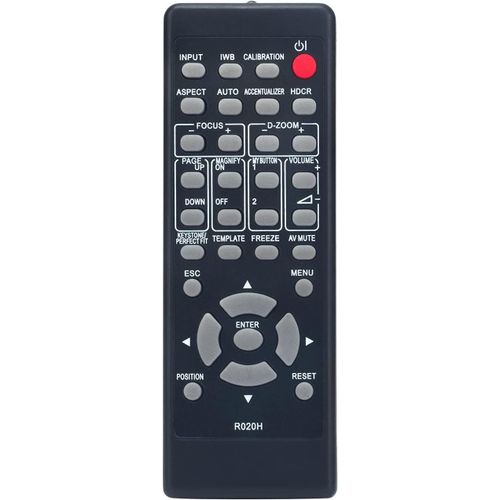 Tlcommande R020H pour Hitachi projecteurs Maxell MC-AX3506 MC-AW3506 MC-CW301 MC-CX301 MC-TW3006 MC-TW3006E MC-TW3506 MC-TW3506E