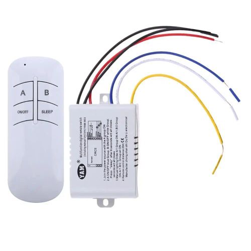 Tlcommande sans fil,1/2/3 voies AC 220V RF,relais,interrupteur  distance,transmetteur,contrleur de ventilateur intelligent,interrupteur pour ampoule - Type 3 Way 220V #A