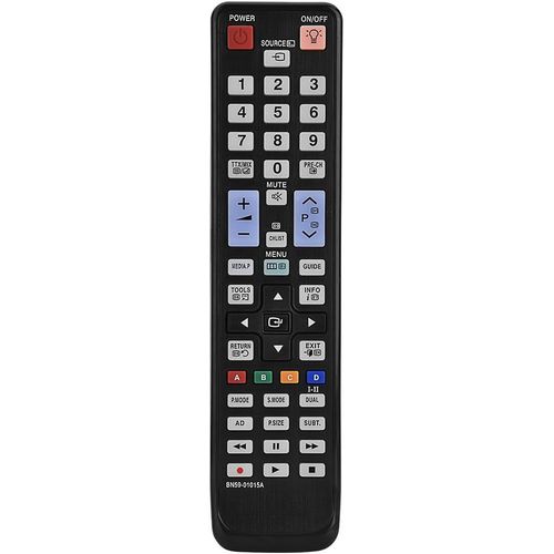 Tlcommande Smart Tv De Remplacement,Contrleur De Tlvision Compact,Contrleur De Tlvision Universel  Contrle Longue Porte Avec Clavier Innovant,Menu