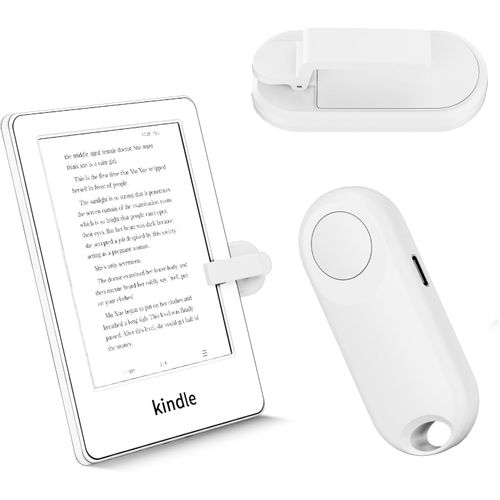 Tlcommande Tourne Page Commande Sur Lecture Kobo Surface Comics/Romans Iphone Kindle Paperwhite Accessoires Tablettes Android Prise De Photos Appareil Photo Enregistrement (Blanc[HDM5230172]