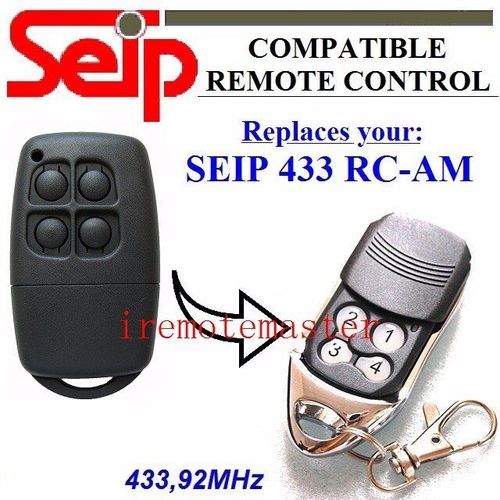 Tlcommande Universelle de Rechange pour SEIP 433 Remplacement de la tlcommande RC-AM 433
