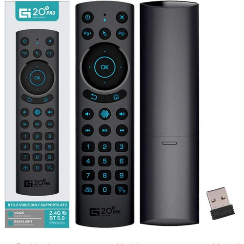 Tlcommande Universelle, Nouvelle Tlcommande de Voix Bluetooth Amliore pour Android TV Box, Smart TV, Mini PC, HTPC