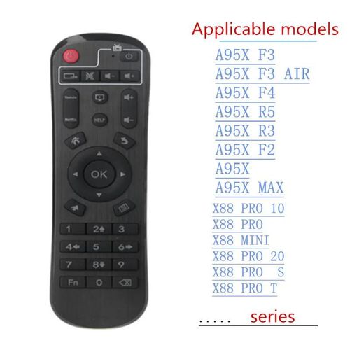 Tlcommande universelle pour X96 X96mini X96W Android TV Box, contrleur IR pour dcodeur X96Q NEXBOX A95X Android 7.1 TV Box-For a95x X88 Series