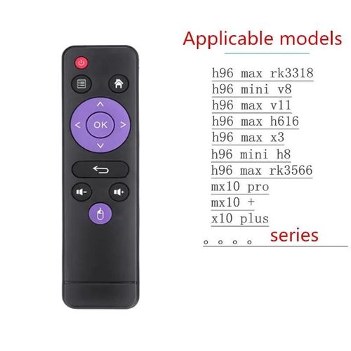 Tlcommande universelle pour X96 X96mini X96W Android TV Box, contrleur IR pour dcodeur X96Q NEXBOX A95X Android 7.1 TV Box-For H96 Series