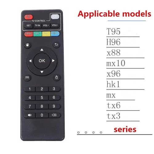 Tlcommande universelle pour X96 X96mini X96W Android TV Box, contrleur IR pour dcodeur X96Q NEXBOX A95X Android 7.1 TV Box-For MXQ T95 Series