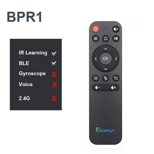 Tlcommande vocale Air Mouse, gyroscope sans fil, apprentissage IR BTpig, Smart TV, Android TV Box, G10S, BStore 1S Plus, 2S Plus, 2.4G-BPR1 No Gyro