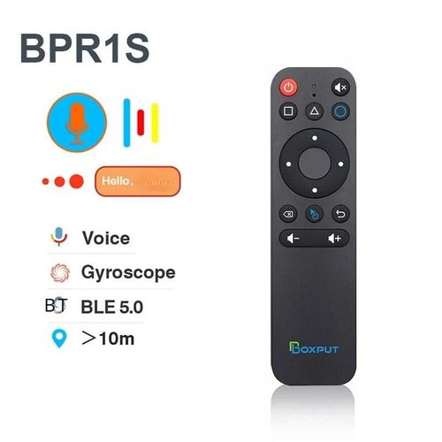Tlcommande vocale Air Mouse, gyroscope sans fil, apprentissage IR BTpig, Smart TV, Android TV Box, G10S, BStore 1S Plus, 2S Plus, 2.4G-BPR1S