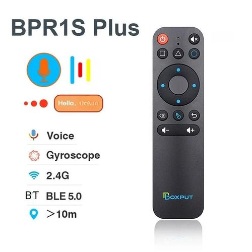 Tlcommande vocale Air Mouse, gyroscope sans fil, apprentissage IR BTpig, Smart TV, Android TV Box, G10S, BStore 1S Plus, 2S Plus, 2.4G-BPR1S Plus
