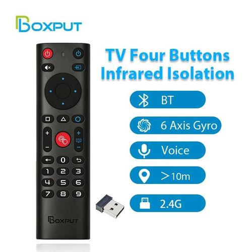 Tlcommande vocale Air Mouse, gyroscope sans fil, apprentissage IR BTpig, Smart TV, Android TV Box, G10S, BStore 1S Plus, 2S Plus, 2.4G-BPR3S Plus