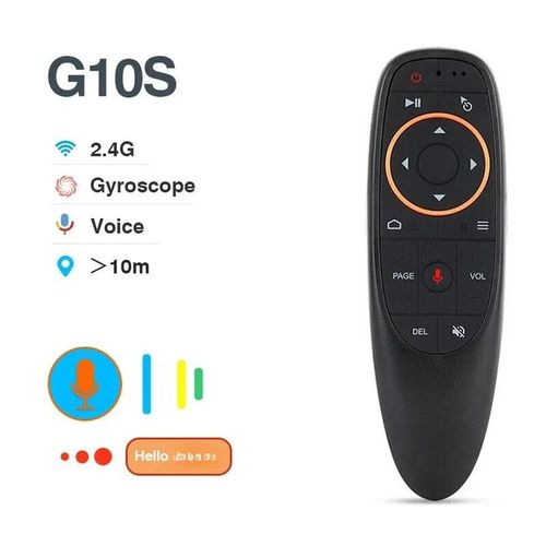 Tlcommande vocale Air Mouse, gyroscope sans fil, apprentissage IR BTpig, Smart TV, Android TV Box, G10S, BStore 1S Plus, 2S Plus, 2.4G-G10S Six-axis