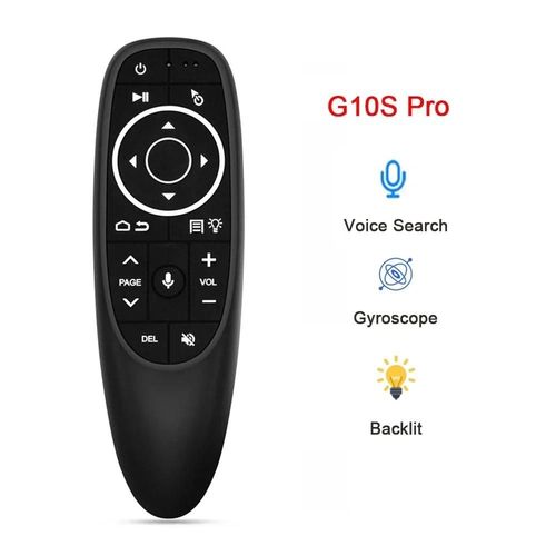 Tlcommande vocale Air Mouse, gyroscope sans fil, apprentissage IR pour Android TV Box PC, G10S, G10SPRO, G10BTS, G10SPROBT, 2.4G-G10S Pro