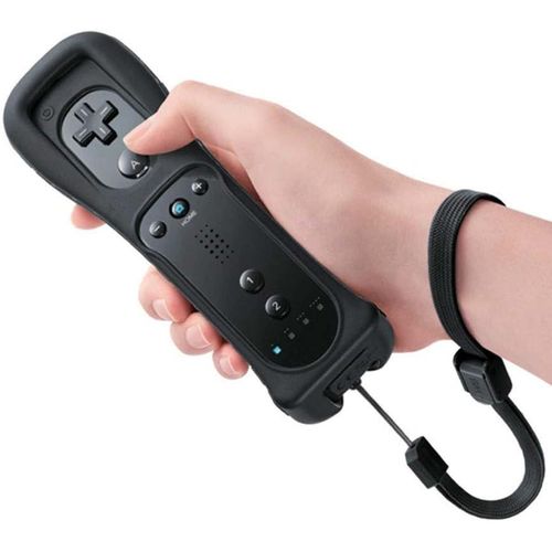 Tlcommande Wii: Manette De Jeu Manette Wii Tlcommande Sans Fil Connexion Capteur De Mouvement Manette De Jeu De Remplacement Pour Console Wii Et Wii,Avec tui En Silicone Et Dragonne (Noi.[R256]