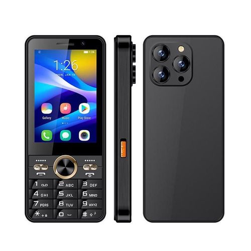 Tlphone Portable 4G 2GB+16GB Android 8.1 cran 3.5 Pouces Dual SIM Noir Noir YONIS