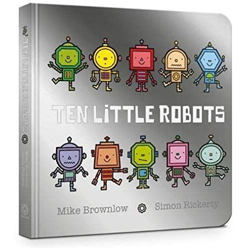 Ten Little Robots Board Book    Format Cartonn 