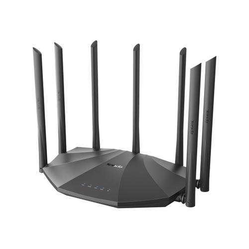 Routeur WiFi dual band AC2100 - Tenda AC23, Ports Gigabit, USB 2.0, MU-MIMO, IPv6, 7*6dBi Antennes, Fibre Optique, Jeux&streaming
