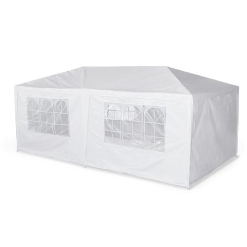 Tente De Rception 3x6m - Aginum - Blanc -  Utiliser Comme Pavillon. Pergola. Chapiteau Ou