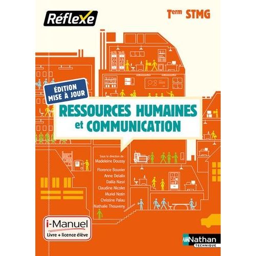 Ressources Humaines Et Communication Tle Stmg Rflexe   de Bouvier Florence  Format Beau livre 