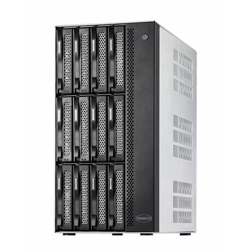 TERRAMASTER T12-500 Pro NAS 12 Baies Core i7 1255U 10 c?urs 12 Threads CPU 16 Go DDR5, 10GbE X2, Stockage en Rseau Performance de Crte pour Entreprise (san Disque)