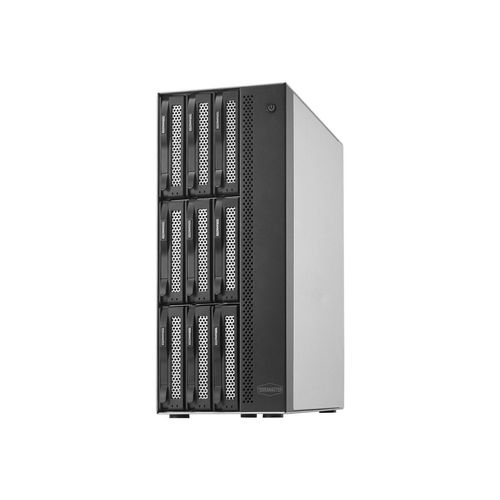 TERRAMASTER T9-450 9Bay NAS Storage - Serveur de Stockage Rseau Haute Vitesse Avec CPU Atom C3558R Quadric?ur, 8 Go de Mmoire DDR4, Deux Interfaces 10GbE SFP+ (Sans Disque)