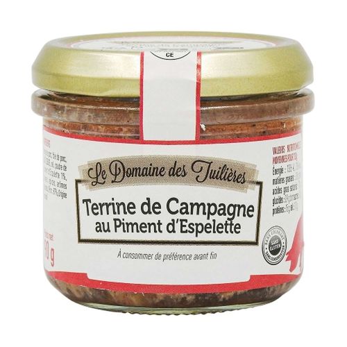 Terrine De Campagne Au Piment D'espelette - Bocal 90g