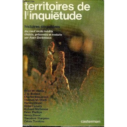 Territoires De L Inquietude - Histoires Singulieres 19 Recits Inedits .   de COLLECTIF 