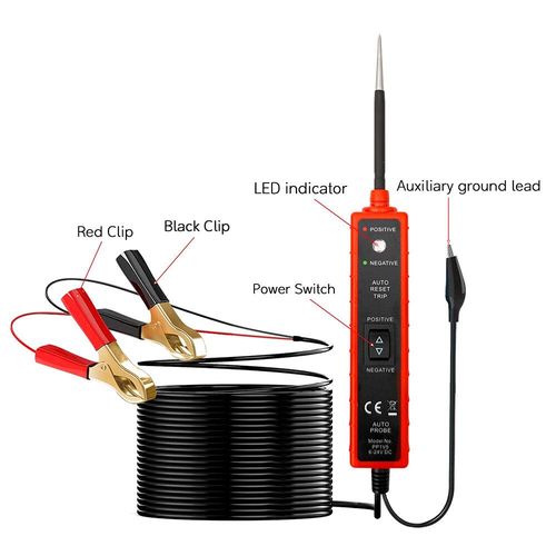Testeur De Circuit Numrique Lcd Automobile,Testeur De Fusible De Lumire De Voiture,Stylo De Test lectrique Led,2024-36v Dc,3.5 Plus Rcent - Type Em285 Circuit Tester