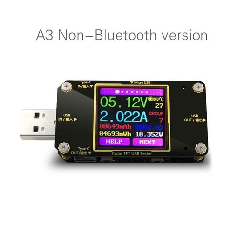 Testeur de compteur de puissance A3,moniteur de courant et de tension de type C,testeur de scurit USB,capacit de batterie PD,document numrique,cran LCD - Type 32V 7A #A