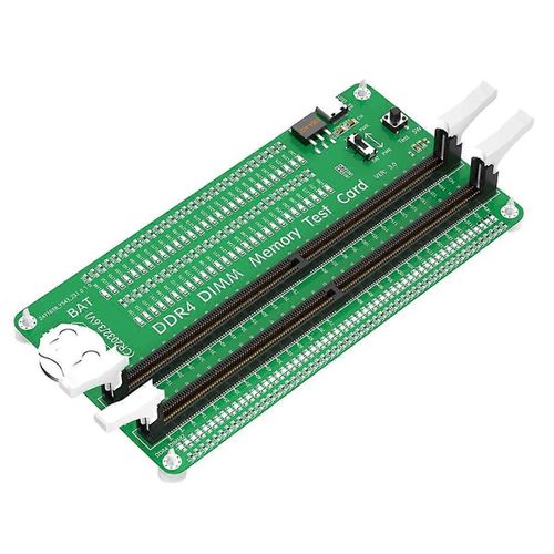 Testeur de mmoire DDR4 avec loquet long, ordinateur de bureau Carte de test de mmoire DDR4 avec indicateurs LED pour ordinateur de bureau