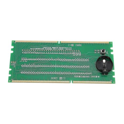 Testeur de mmoire dordinateur DDR2 DDR3 2 en 1 PCB Matriel Diodes lectroluminescentes Testeur de carte mre de bureau avec LED
