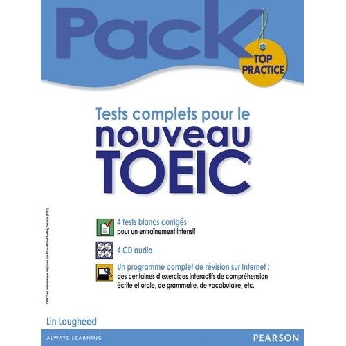 Tests Complets Pour Le Nouveau Toeic - (4 Cd Audio)    Format Pack 