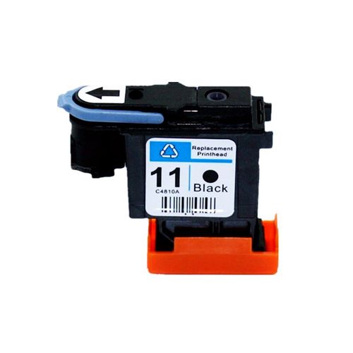 Tte d'impression jaune compatible pour hp 11 remplacement pour hp11 tte d'impression Designjet 70 100 110 500 510 C4810A C4811A C4812A C4813A - Type 1 pcs black