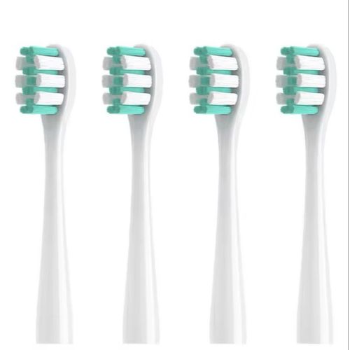 Tte de brosse  dents de rechange pour brosse  dents lectrique sonique Nandme NX7000,tte de brosse  dents  poils souples DuPont,2/4 pices - Type WHITE