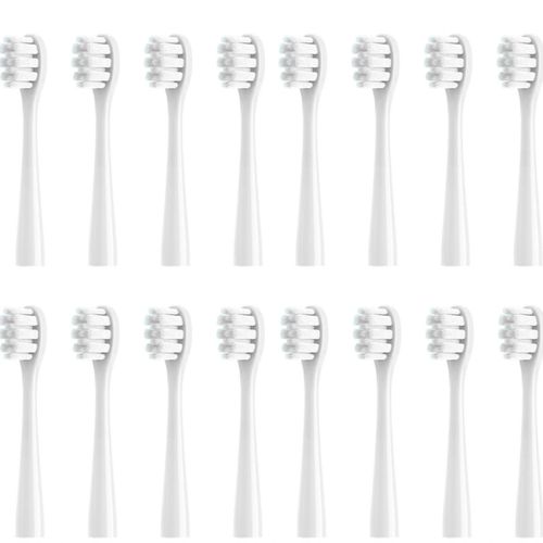 Tte de brosse  dents de rechange pour brosse  dents lectrique sonique Nandme NX7000,tte de brosse  dents  poils souples DuPont,4/8/16 pices - Type 16WHITE Sensitive