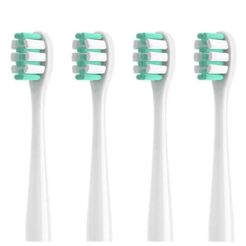 Tte de brosse  dents de rechange pour brosse  dents lectrique sonique Nandme NX7000,tte de brosse  dents  poils souples DuPont,4/8/16 pices - Type 4WHITE Clean Type