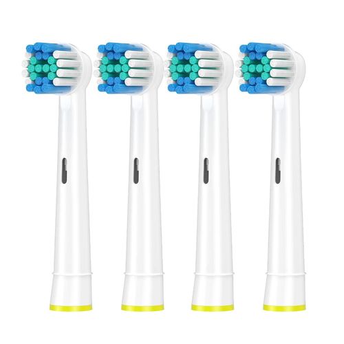 Tte de brosse  dents de rechange pour Oral B, anonyme, sensible, propre, Sensi, ultra-mince, soin des gencives-EB17A-4Blanc