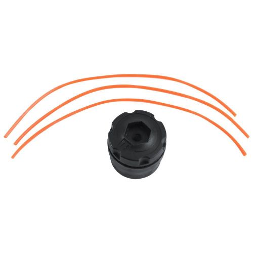 Tte De Dbroussailleuse En Plastique Universelle Ttes De Coupe String Set Pour Dbroussailleuse D'herbe  Essence Noir