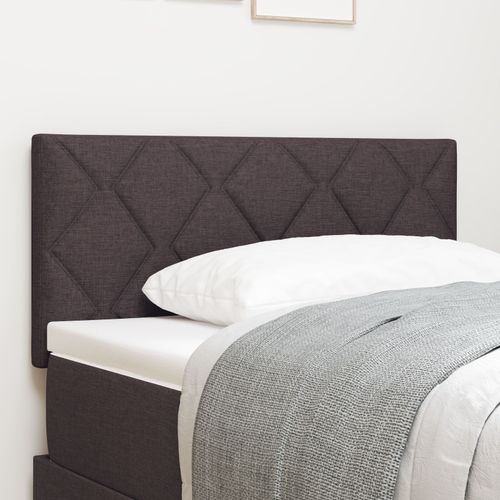 Tte De Lit Led Vidaxl Design Blocs En Diamant Marron Fonc 90 Cm Tissu, Tte De Lit Vidaxl Design Blocs En Diamant Marron Fonc 90 Cm Tissu