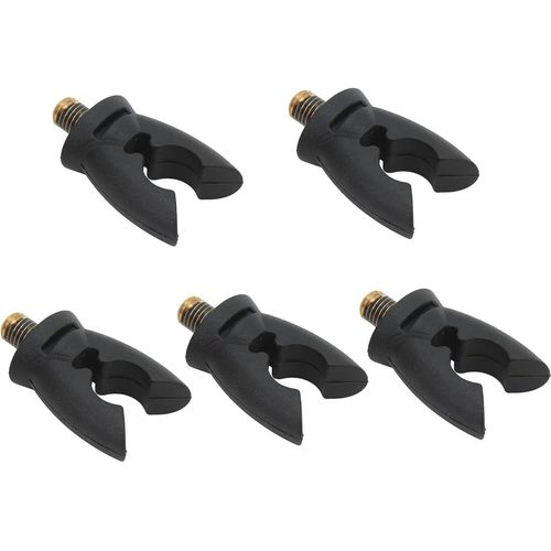 Tte De Support Pour Canne  Pche,Clips En Silicone Antidrapants,Conception De Filetage Stable,Support Portable,5 Pices Pour La Pche En Mer