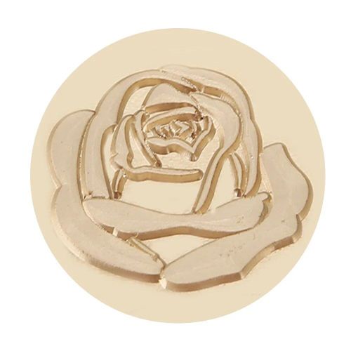 Tte En Laiton Plaqu Or Rtro,Timbres De Sceau D'avertissement,Manche En Bois,Cuillre D'avertissement,Btons De Perles,Enveloppe De Bricolage - Type Style2