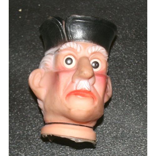 Tte En Plastique De Marionnette  Mains Vintage Annes 70 / Guignol Et Ses Amis / Le Juge D'instruction / Thatre Lyonnais