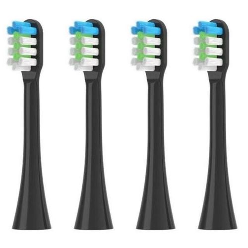 Ttes de brosse  dents de rechange pour brosse  dents lectrique sonique nandme nx8000,tte de brosse  dents  poils souples DuPont,4/8/16 pices - Type 4pcs BLACK