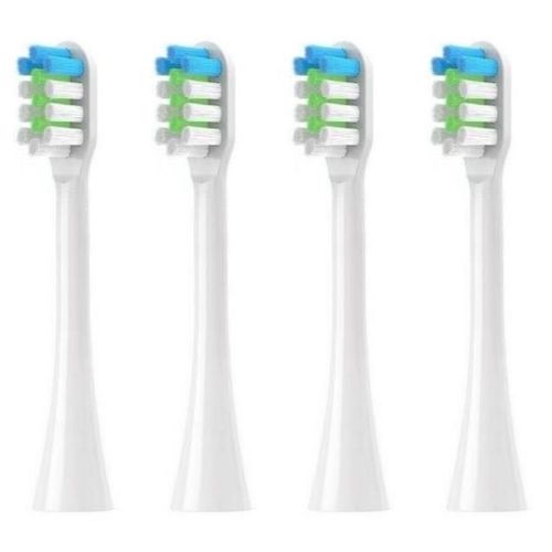 Ttes de brosse  dents de rechange pour brosse  dents lectrique sonique nandme nx8000,tte de brosse  dents  poils souples DuPont,4/8/16 pices - Type 4pcs WHITE