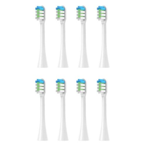Ttes de brosse  dents de rechange pour brosse  dents lectrique sonique nandme nx8000,tte de brosse  dents  poils souples DuPont,4/8/16 pices - Type 8pcs WHITE