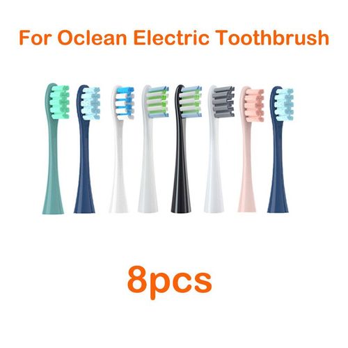 Ttes de brosse  dents sonique DuPont souple,poils d'aspirateur,ttes de brosse de rechange,Oclean Flow,X,X,PRO- 7 colors-C3