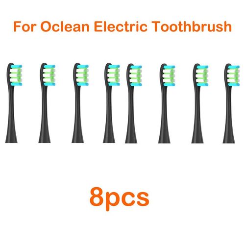 Ttes de brosse de rechange pour brosse  dents lectrique Oclean X PRO/Z1/F1/One/Air 2/SE Soft DuPont,emballes sous vide,4  16 pices - Type 8 Black